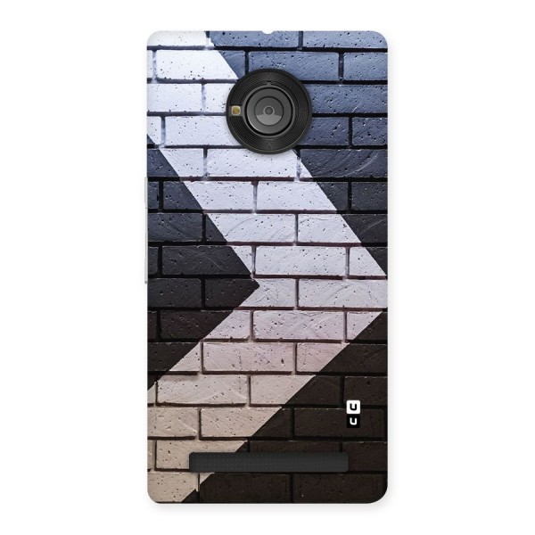 Wall Arrow Design Back Case for Yu Yuphoria