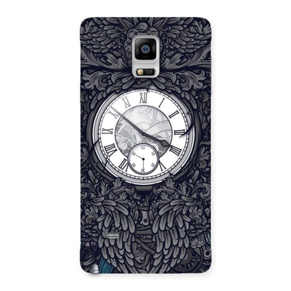 Wall Clock Back Case for Galaxy Note 4