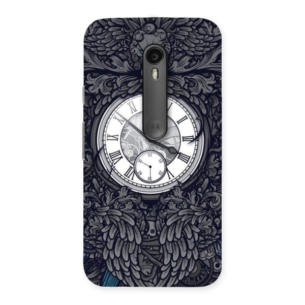 Wall Clock Back Case for Moto G3