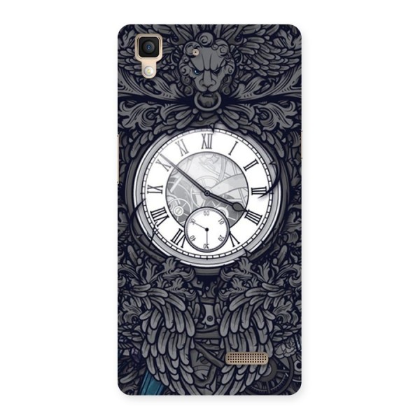 Wall Clock Back Case for Oppo R7