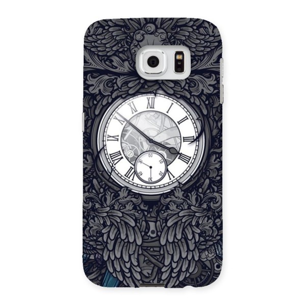 Wall Clock Back Case for Samsung Galaxy S6