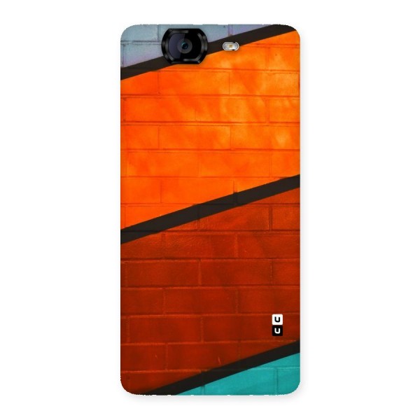 Wall Diagonal Stripes Back Case for Canvas Knight A350