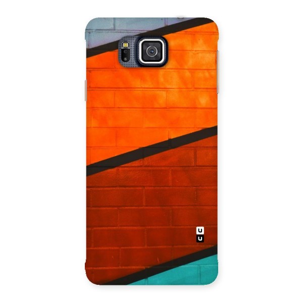 Wall Diagonal Stripes Back Case for Galaxy Alpha