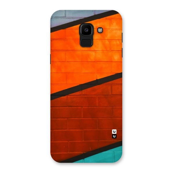 Wall Diagonal Stripes Back Case for Galaxy J6