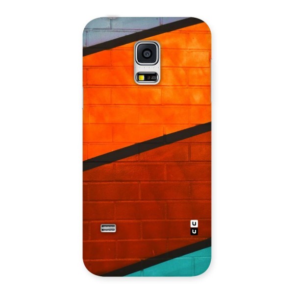 Wall Diagonal Stripes Back Case for Galaxy S5 Mini