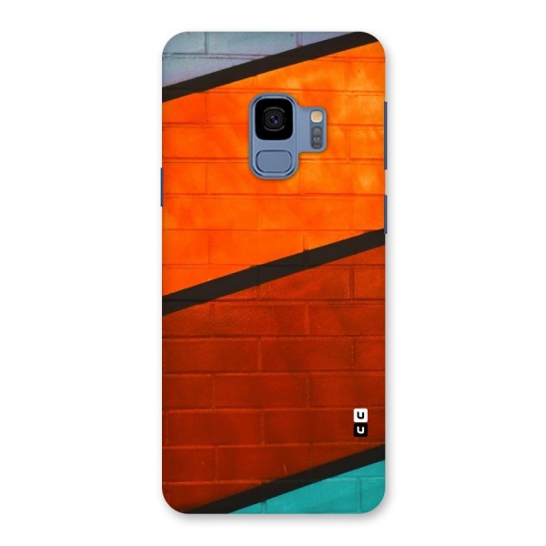 Wall Diagonal Stripes Back Case for Galaxy S9