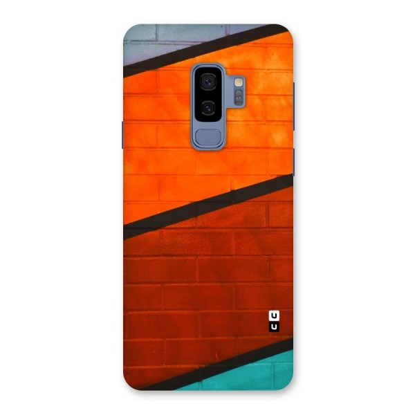 Wall Diagonal Stripes Back Case for Galaxy S9 Plus