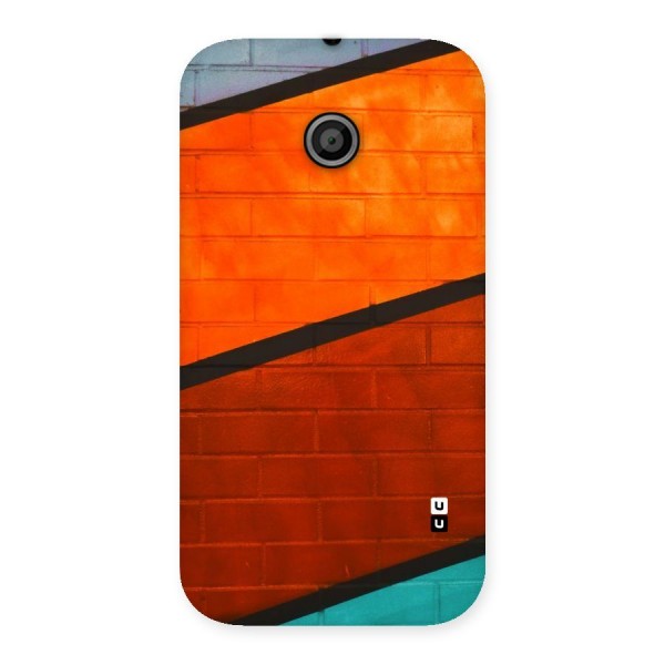 Wall Diagonal Stripes Back Case for Moto E