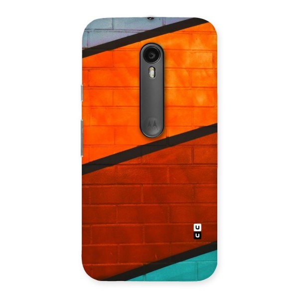 Wall Diagonal Stripes Back Case for Moto G3