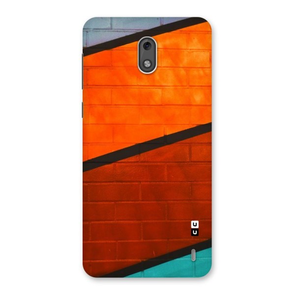 Wall Diagonal Stripes Back Case for Nokia 2