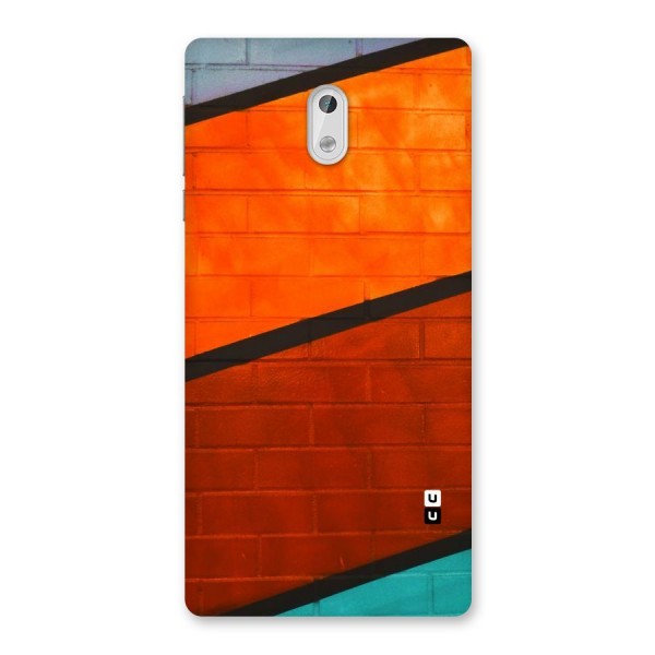 Wall Diagonal Stripes Back Case for Nokia 3