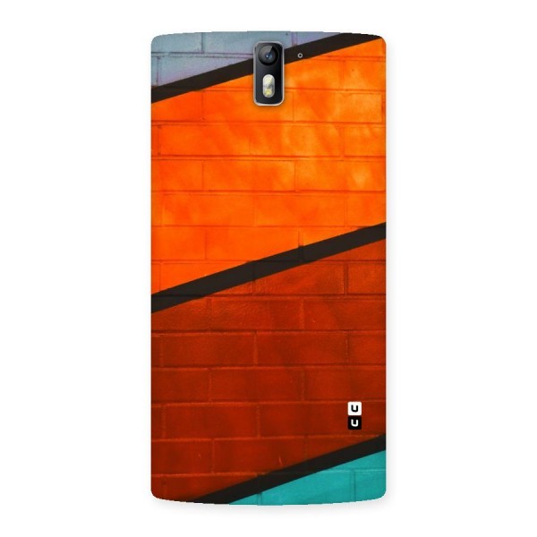 Wall Diagonal Stripes Back Case for One Plus One