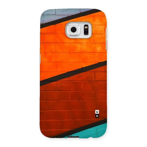 Wall Diagonal Stripes Back Case for Samsung Galaxy S6