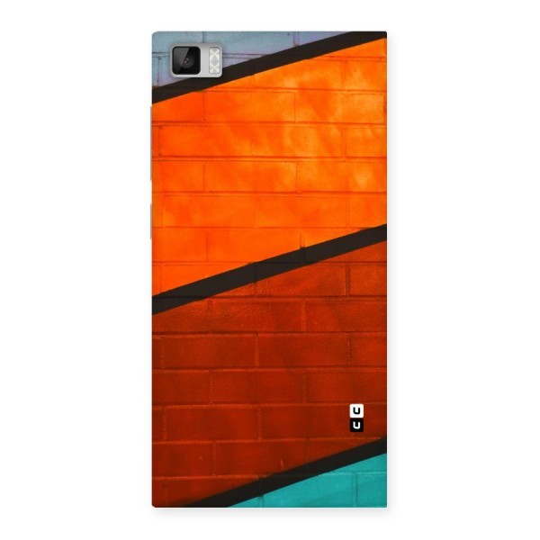 Wall Diagonal Stripes Back Case for Xiaomi Mi3