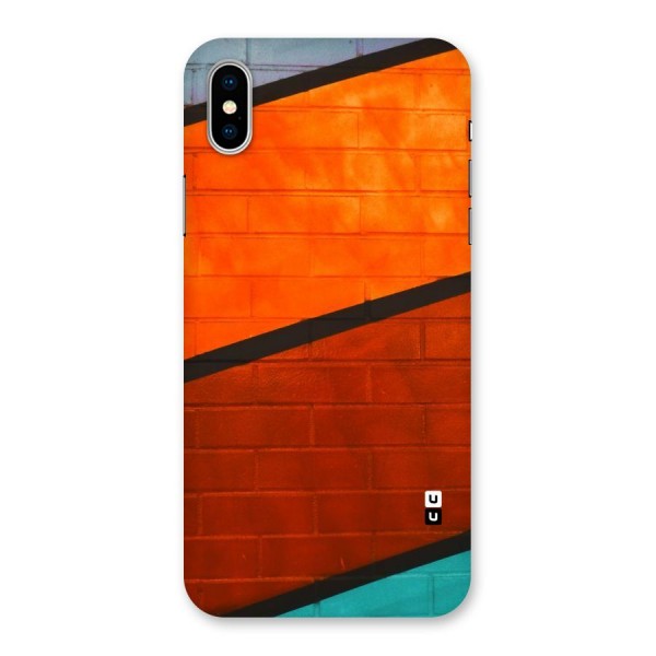 Wall Diagonal Stripes Back Case for iPhone X