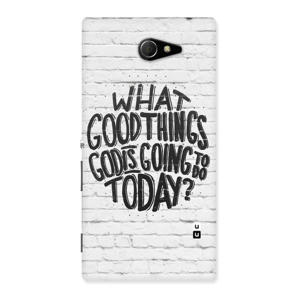 Wall Good Back Case for Sony Xperia M2