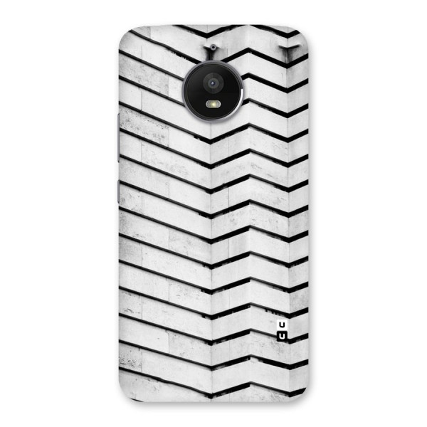 Wall Zig Zag Back Case for Moto E4 Plus