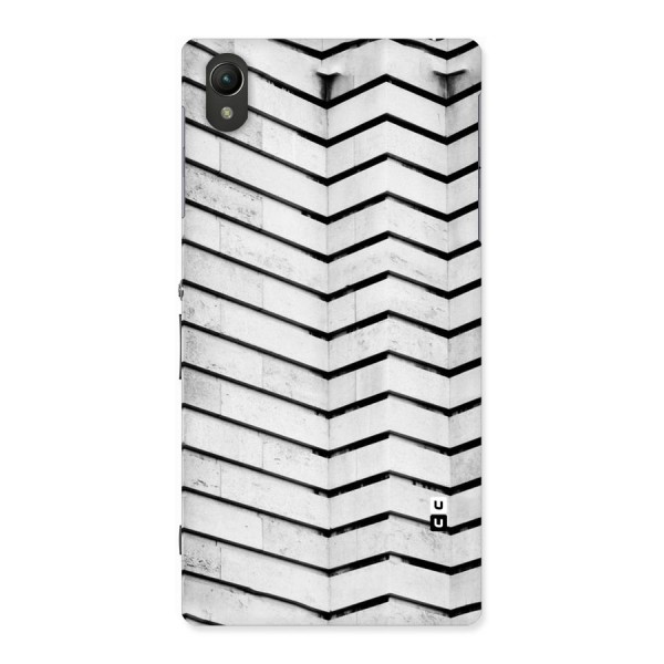 Wall Zig Zag Back Case for Sony Xperia Z1