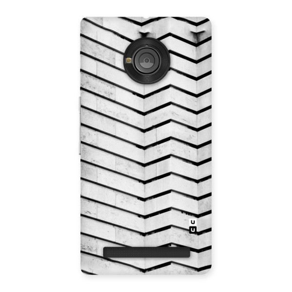 Wall Zig Zag Back Case for Yu Yuphoria