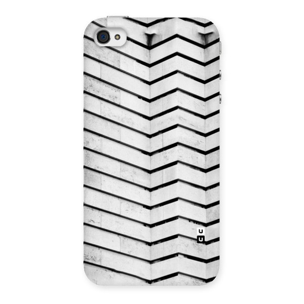 Wall Zig Zag Back Case for iPhone 4 4s