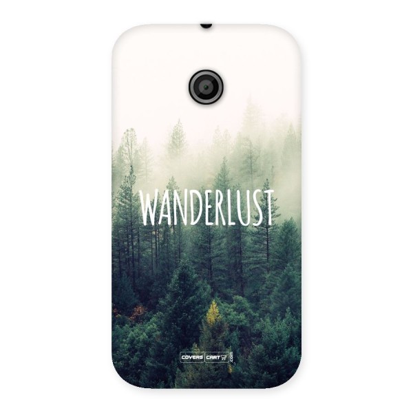 Wanderlust Back Case for Moto E