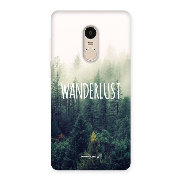 Wanderlust Back Case for Xiaomi Redmi Note 4