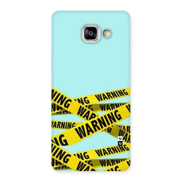 Warning Design Back Case for Galaxy A5 2016