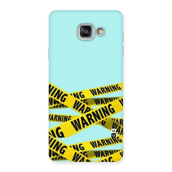 Warning Design Back Case for Galaxy A7 2016