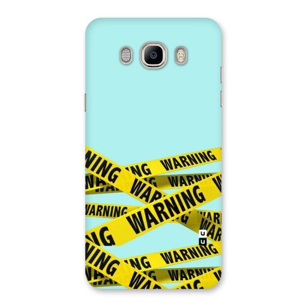 Warning Design Back Case for Galaxy On8