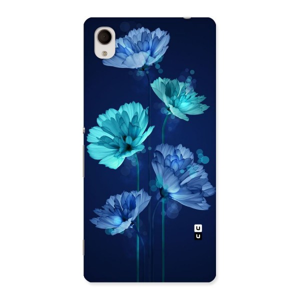 Water Flowers Back Case for Xperia M4 Aqua