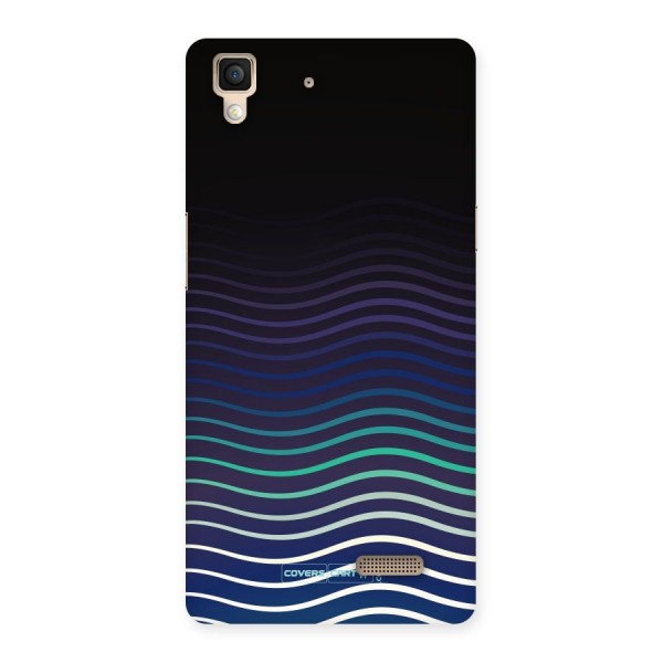 Wavy Stripes Back Case for Oppo R7