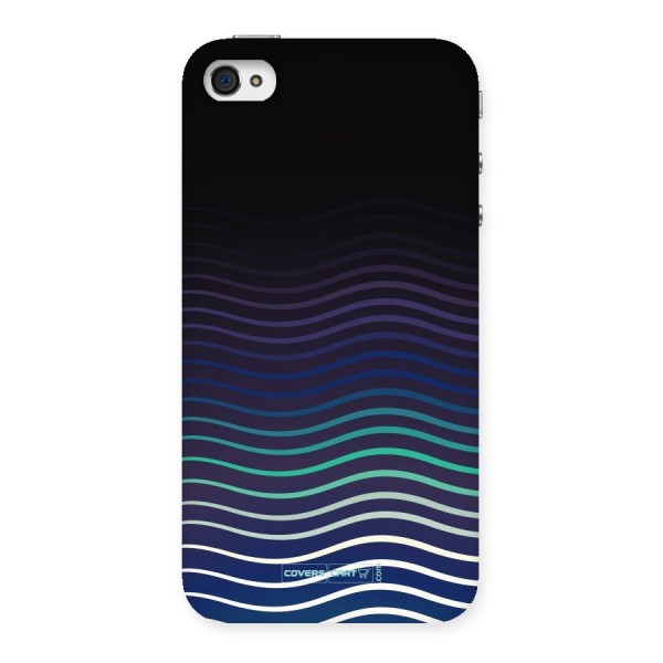 Wavy Stripes Back Case for iPhone 4 4s