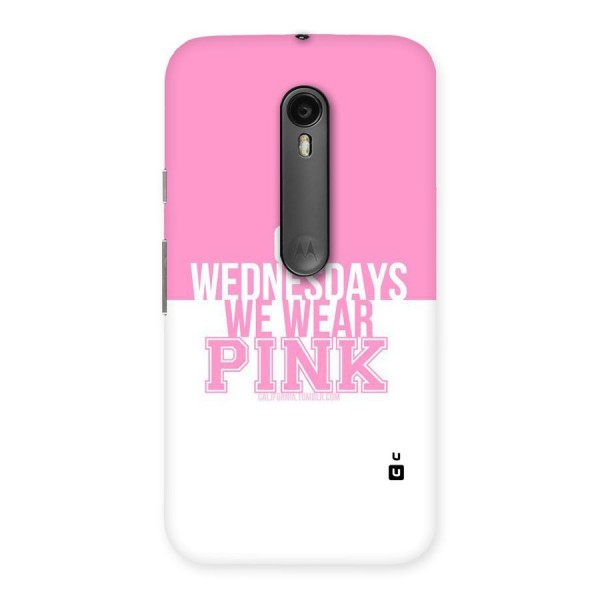 Wear Pink Back Case for Moto G3