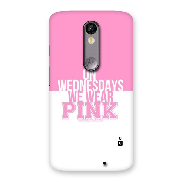 Wear Pink Back Case for Moto X Force