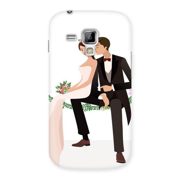 Wedding Couple Back Case for Galaxy S Duos