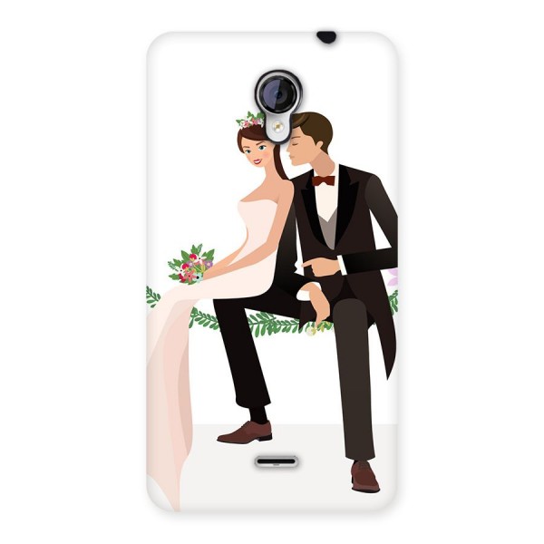 Wedding Couple Back Case for Micromax Unite 2 A106