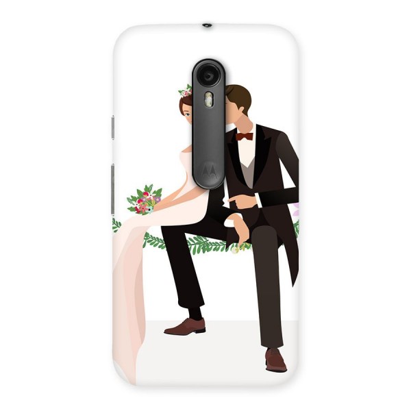 Wedding Couple Back Case for Moto G3