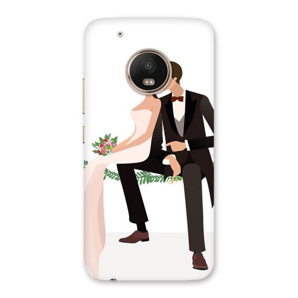 Wedding Couple Back Case for Moto G5 Plus