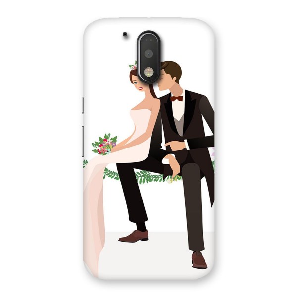 Wedding Couple Back Case for Motorola Moto G4