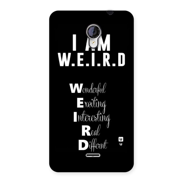 Weird Me Back Case for Micromax Unite 2 A106