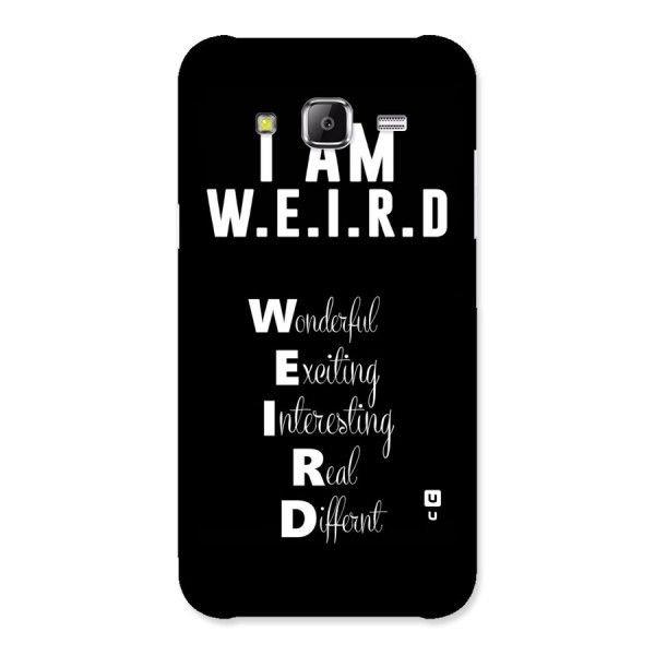 Weird Me Back Case for Samsung Galaxy J5