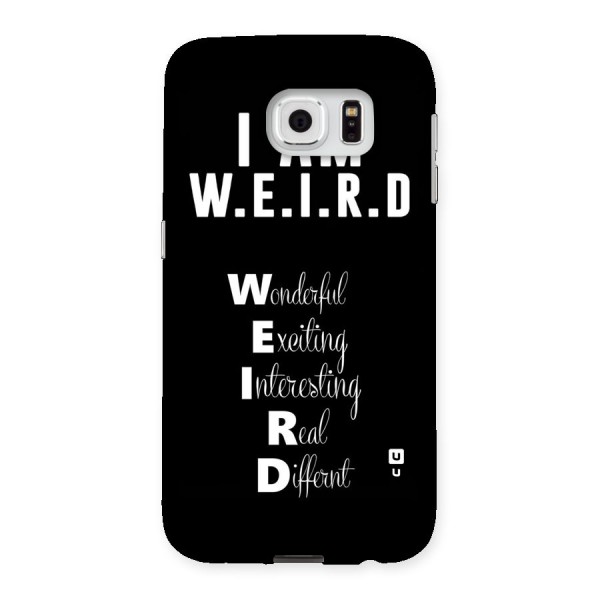 Weird Me Back Case for Samsung Galaxy S6