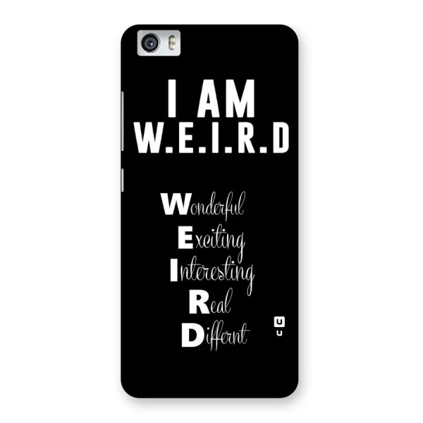 Weird Me Back Case for Xiaomi Redmi Mi5