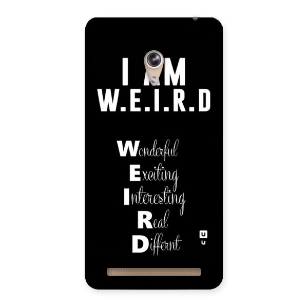 Weird Me Back Case for Zenfone 6