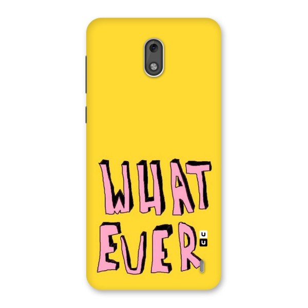 Whatever Yellow Back Case for Nokia 2