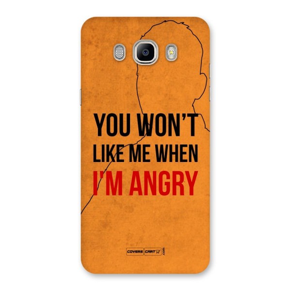 When I M Angry Back Case for Galaxy On8