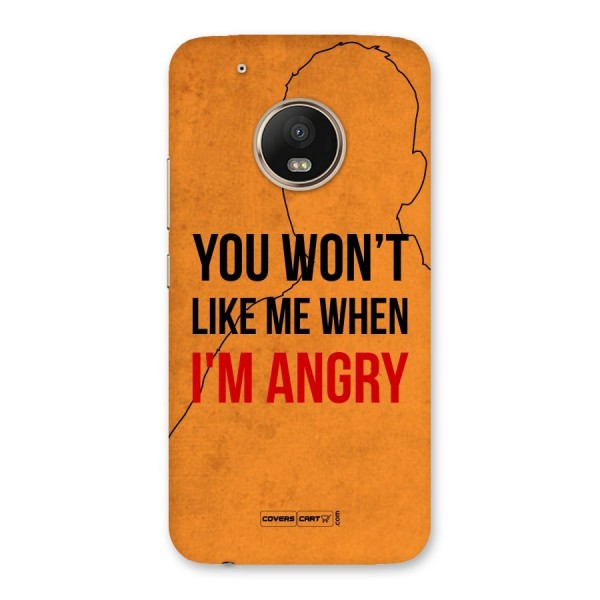 When I M Angry Back Case for Moto G5 Plus