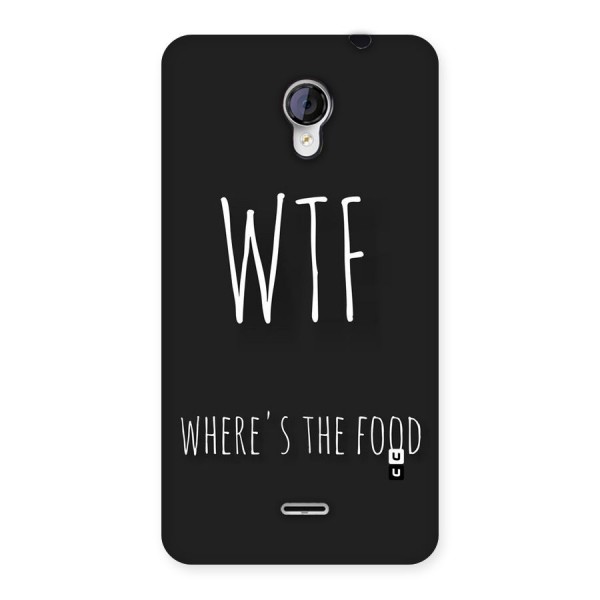 Where The Food Back Case for Micromax Unite 2 A106