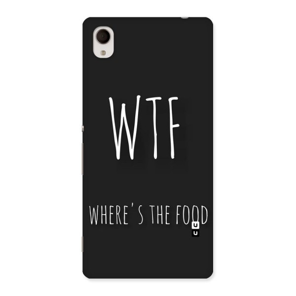 Where The Food Back Case for Xperia M4 Aqua