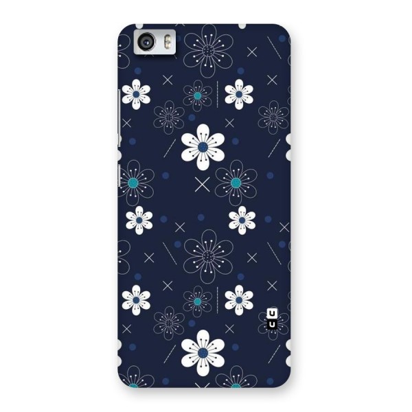 White Floral Shapes Back Case for Xiaomi Redmi Mi5